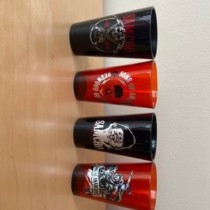 Sons of anarchy glasses set of 4